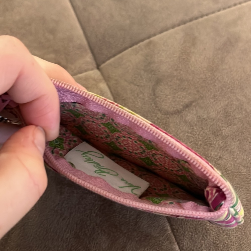 Vera Bradley Change Purse, Retired Vera Bradley Pattern “Pinwheel Pink” - Picture 3 of 3